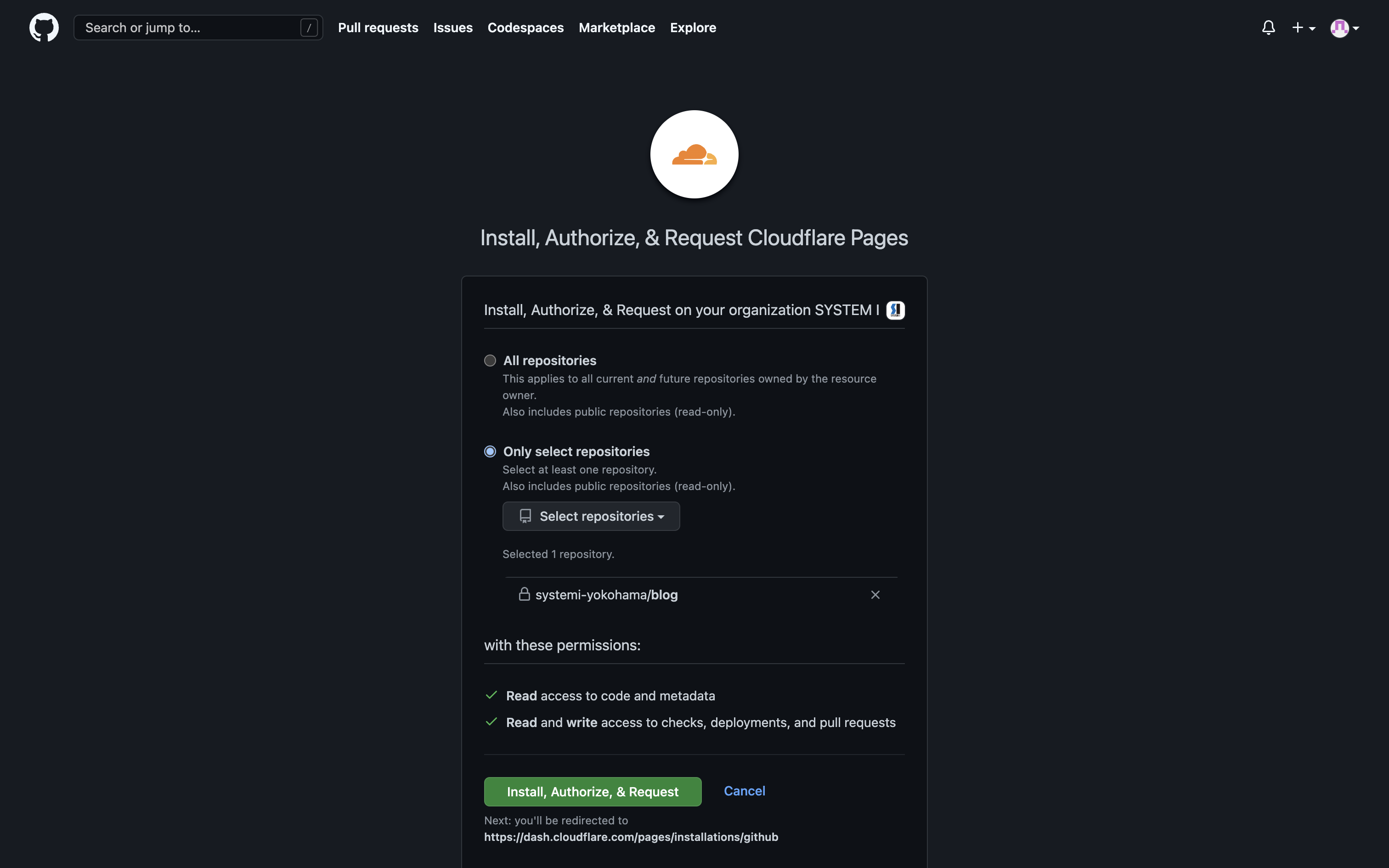 Connect to Github