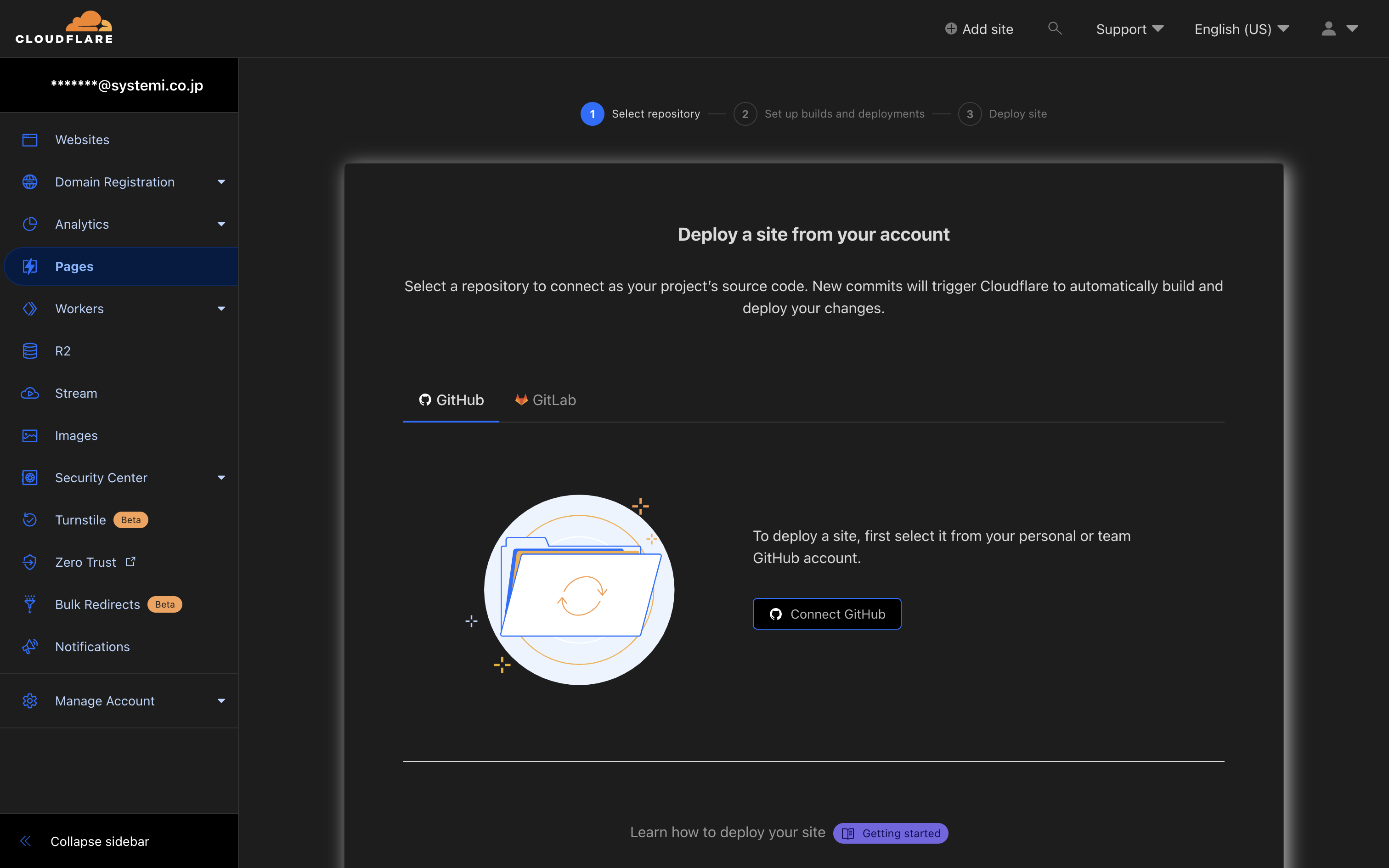 Connect Github