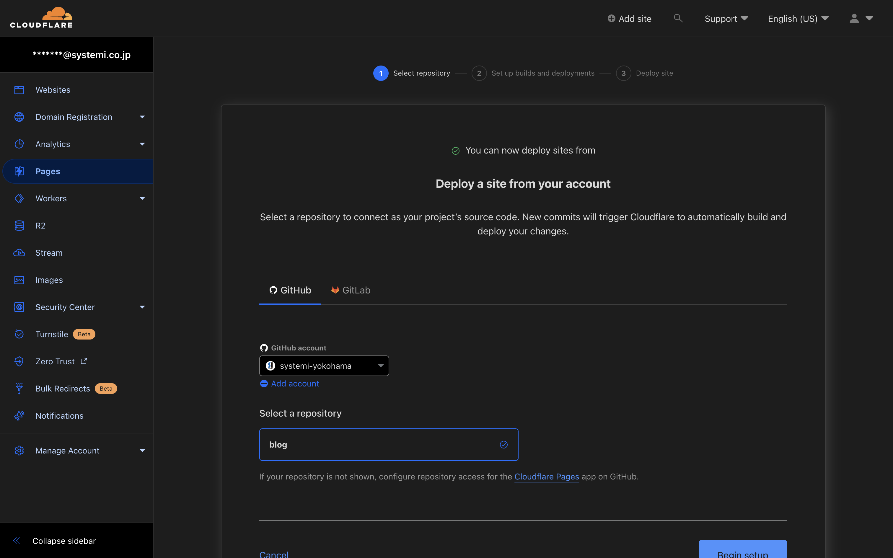 Select-repository