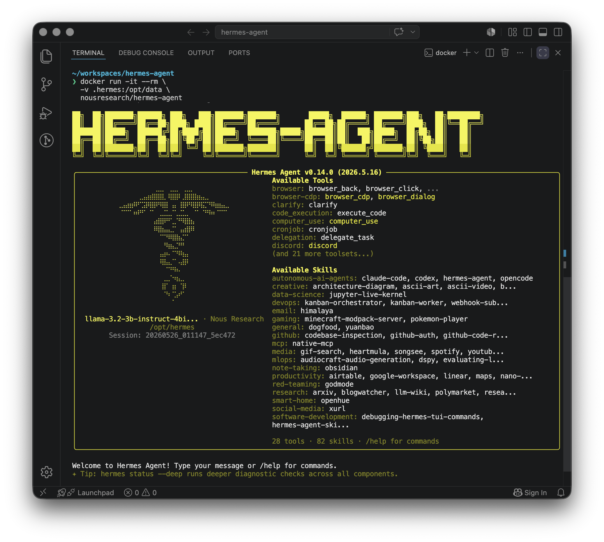 Hermes CLI