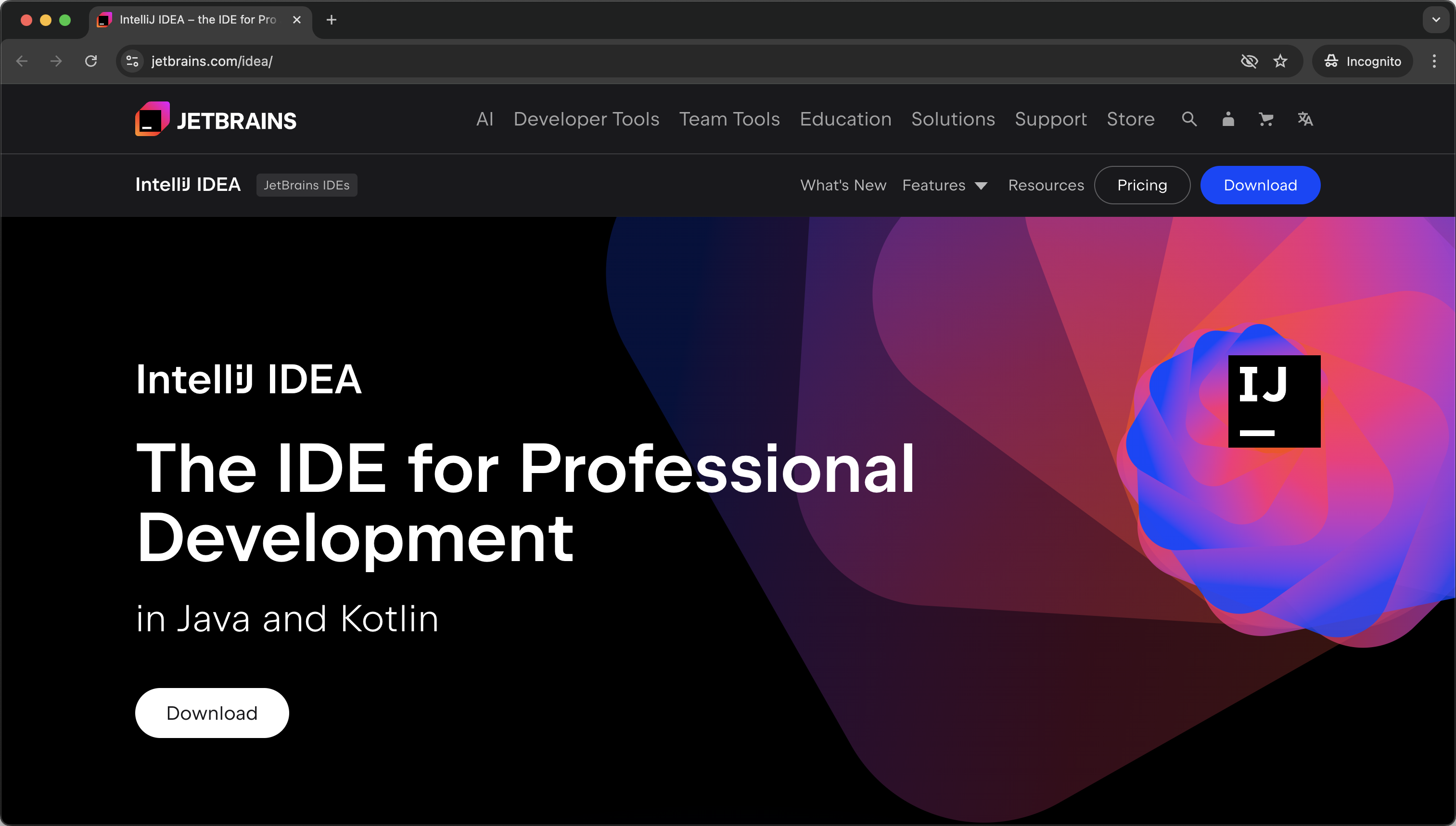 IntelliJ IDEA – the IDE for Pro Java and Kotlin Development
