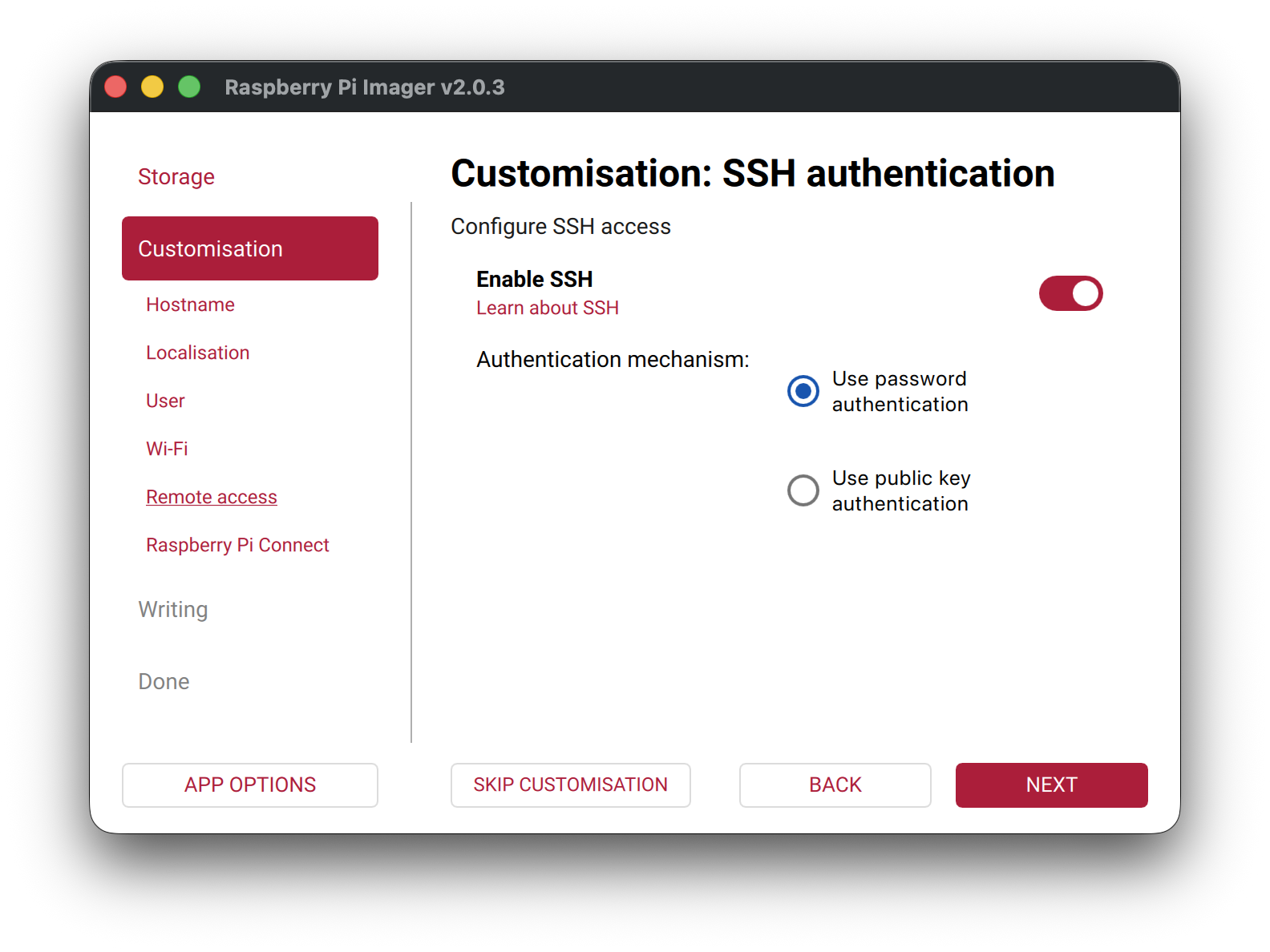 Raspberry Pi Imager v2.0.3