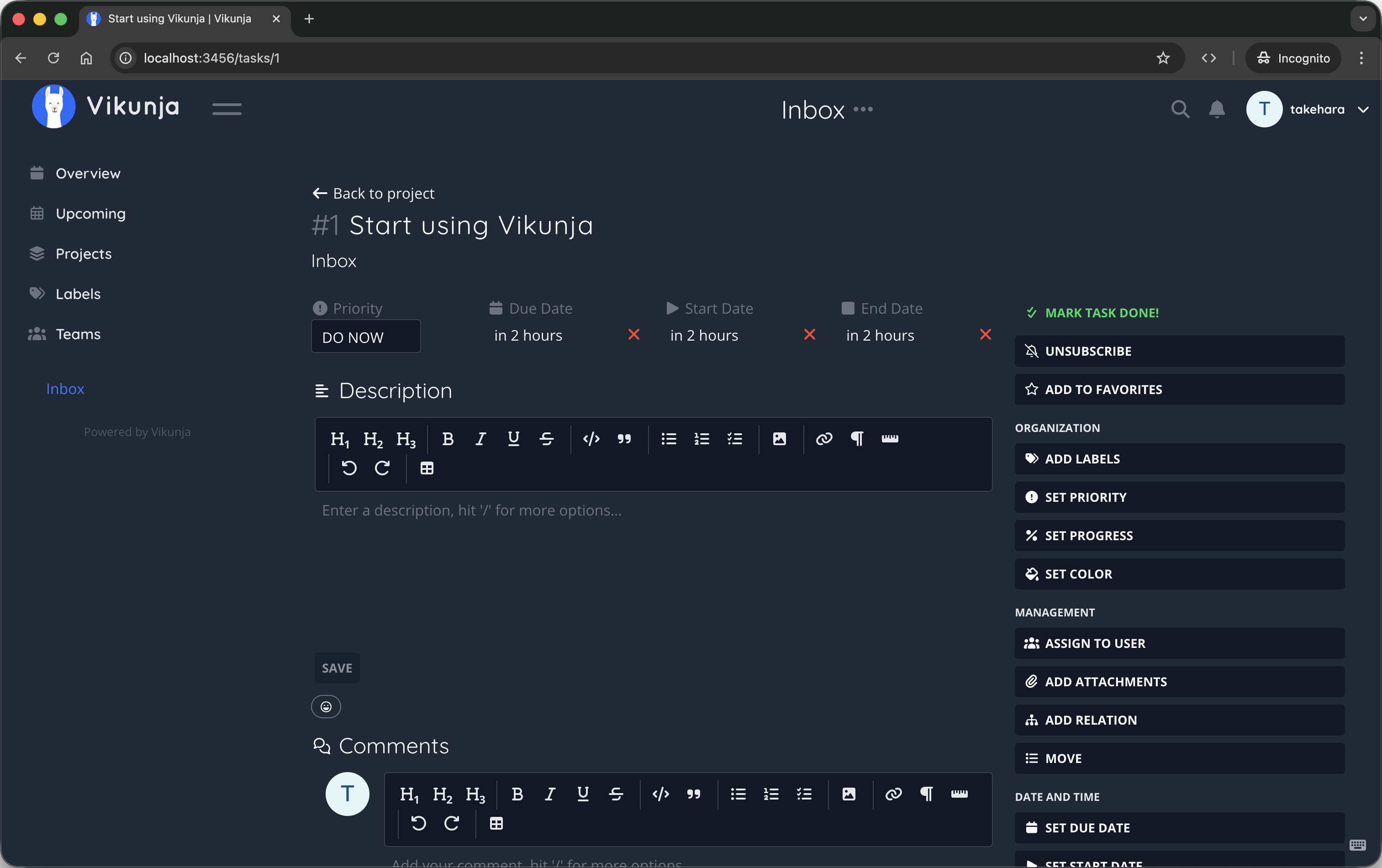 Start using Vikunja | Vikunja